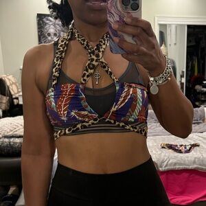 VS Swim mixed print bikini